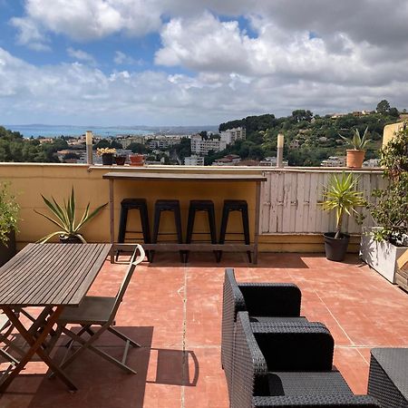 T2 Traversant Avec Une Grande Terrasse Et Piscine Cagnes-sur-Mer Zewnętrze zdjęcie